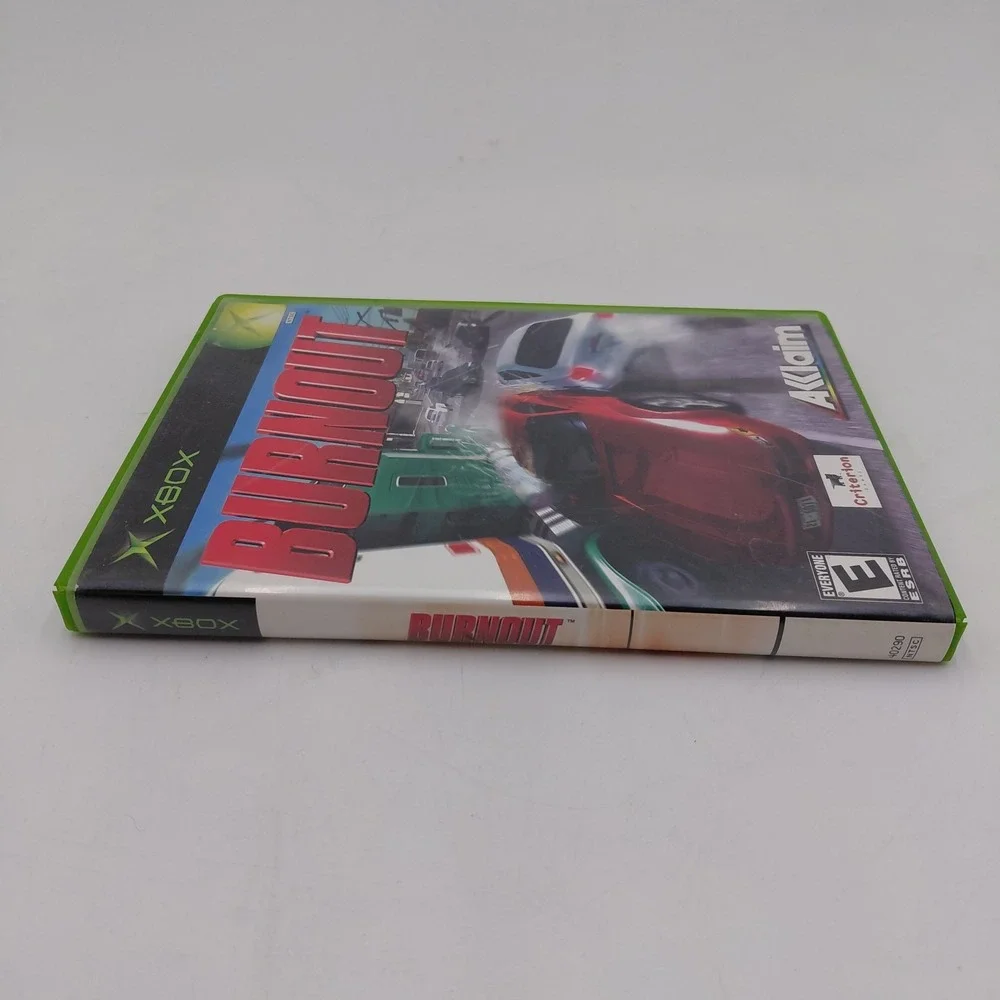 Burnout - Microsoft Xbox Game CIB Manual Aklaim Driving Crashes Gamer